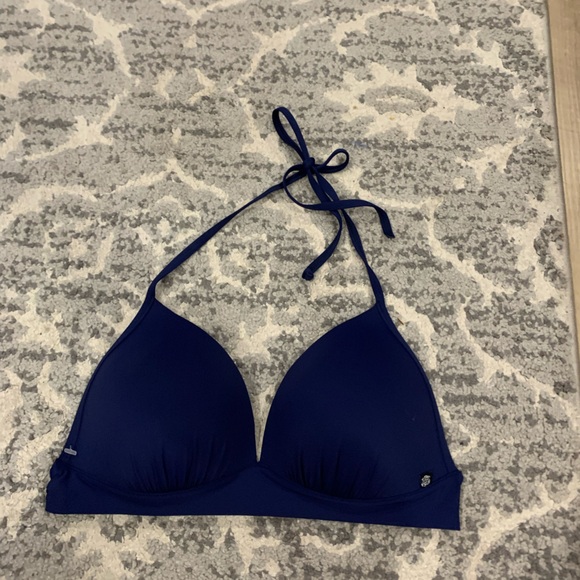 blue push up bathing suit top - Picture 1 of 2